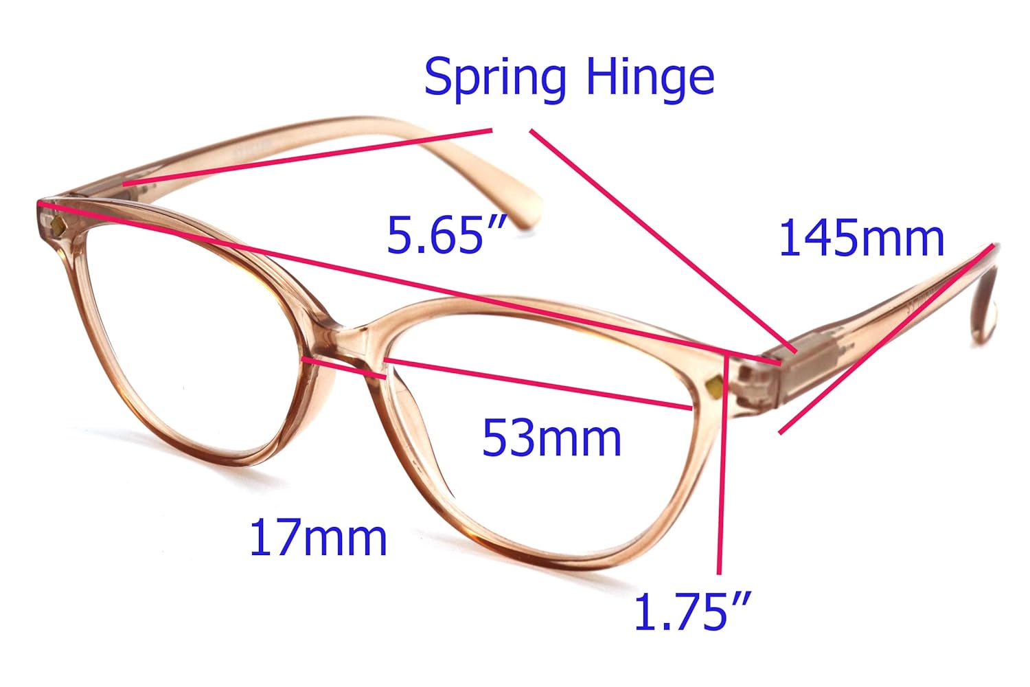 CATEYE - GLページ Tortoise Retro-Vintage Low Bridge Fit Cat-Eye Tinted